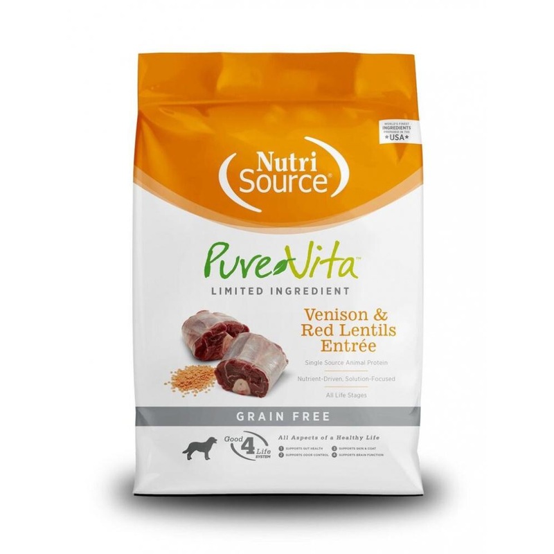 PureVita Grain Free Venison & Red Lentils Entree Dry Dog Food