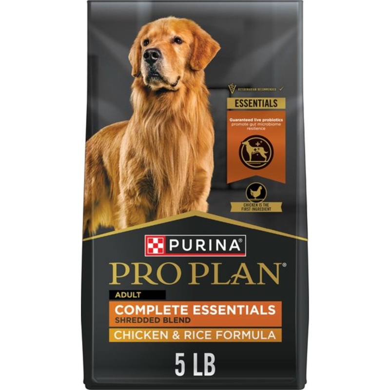 Purina Pro Plan Adult Shredded Blend Chicken & Rice Formula Dry Dog Food