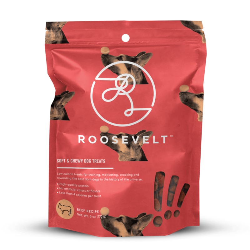 Roosevelt Soft & Chewy Dog Treats Beef Recipe