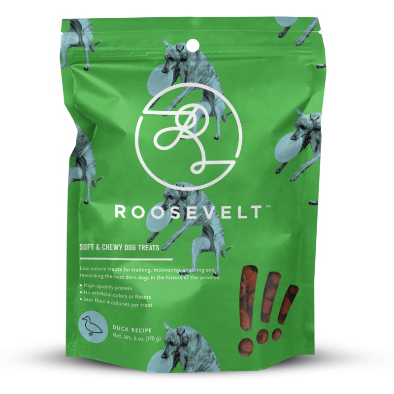Roosevelt Soft & Chewy Dog Treats Duck Recipe