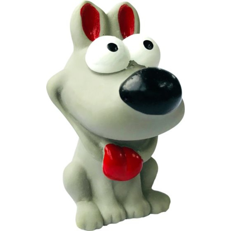 BUD'Z LATEX  SQUEAKER GREY  3.5 DOG TOYS 1 PC