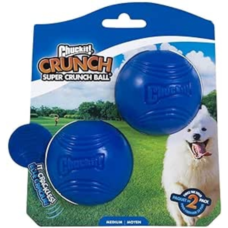 CHUCK IT!  SUPER CRUNCH BALL-PACK OF 2