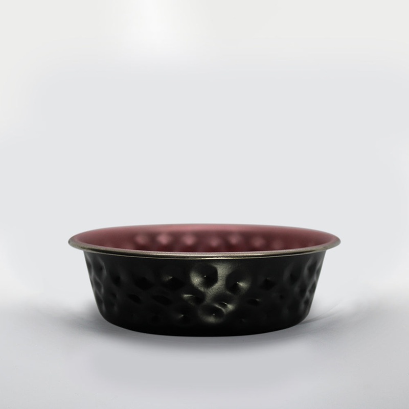 HAMMERED BOWL - ROSE GOLD & BLACK