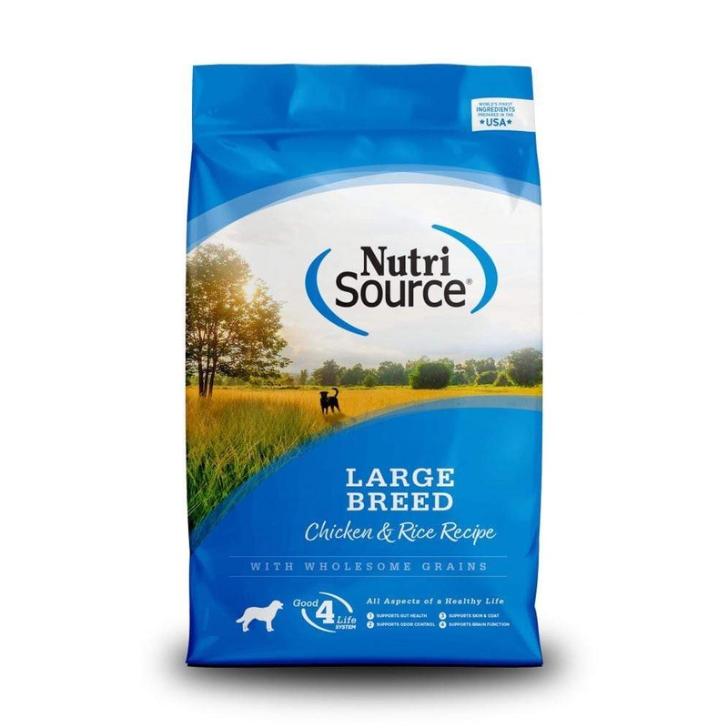NutriSource Adult Large Breed Chicken & Rice Dry Dog Food