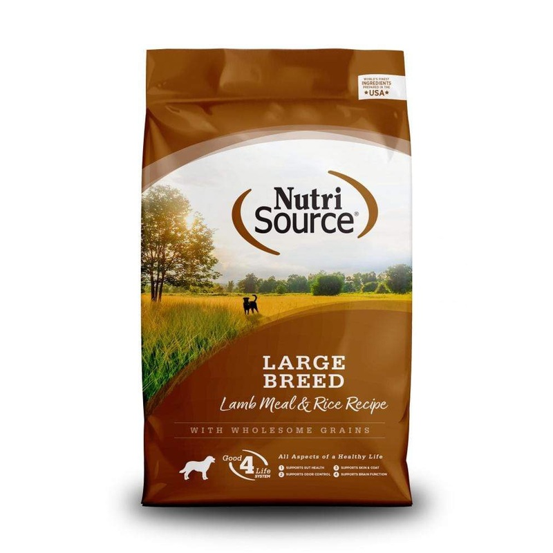 NutriSource Large Breed Adult Lamb & Rice Dry Dog Food