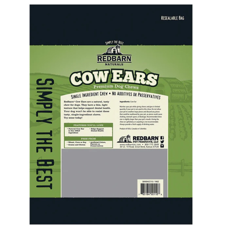 Red Barn Cow Ears Dog