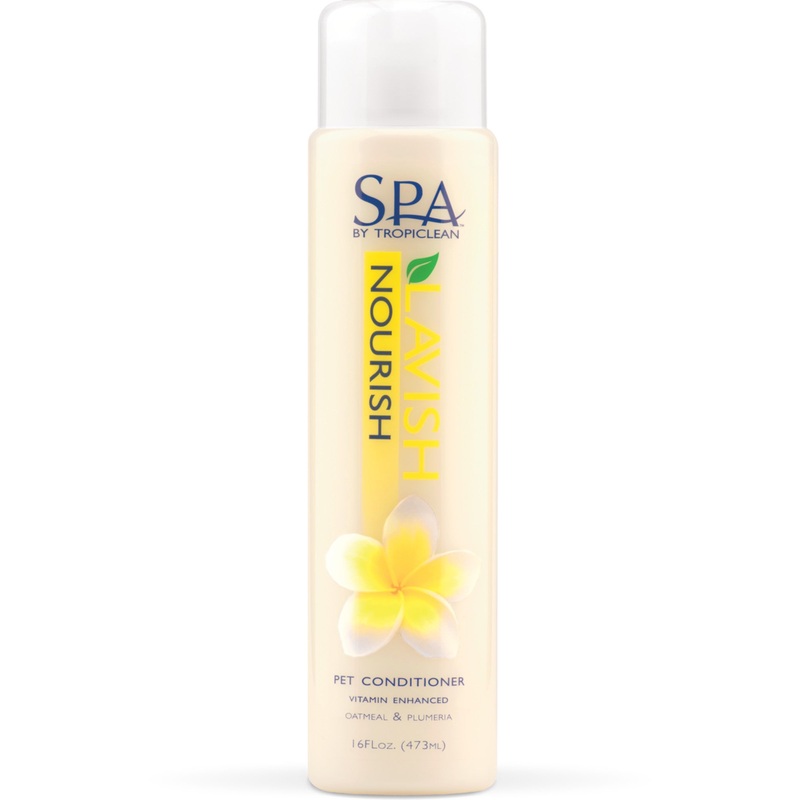 TROPICLEAN LAVISH NOURISH OATMEAL AND PLUMERIA PET CONDITIONER
