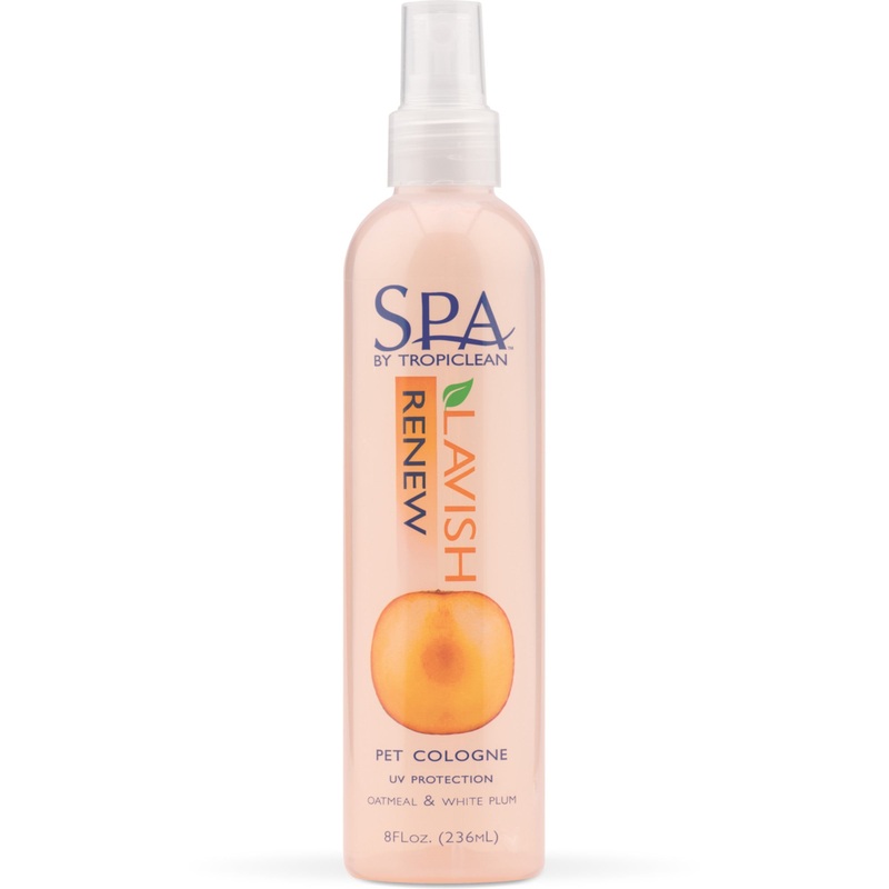 TROPICLEAN LAVISH RENEW OATMEAL AND WHITE PLUM PET COLOGNE