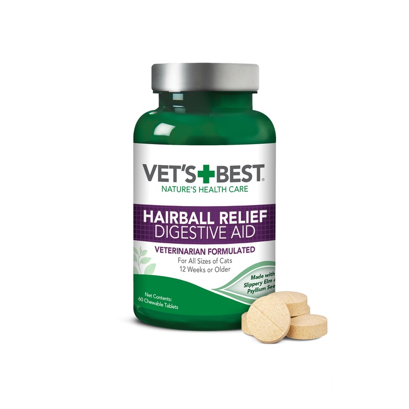 Vets Best HAIRBALL RELIEF CAT 60 PK