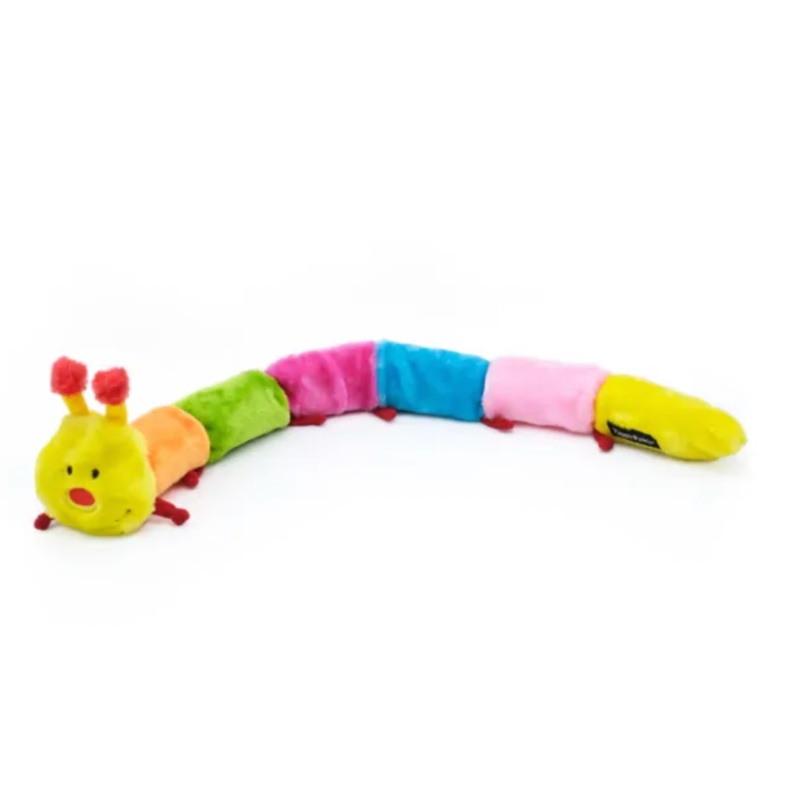 ZIPPY PAWS CATERPILLAR - DELUXE WITH 7 SQUEAKERS