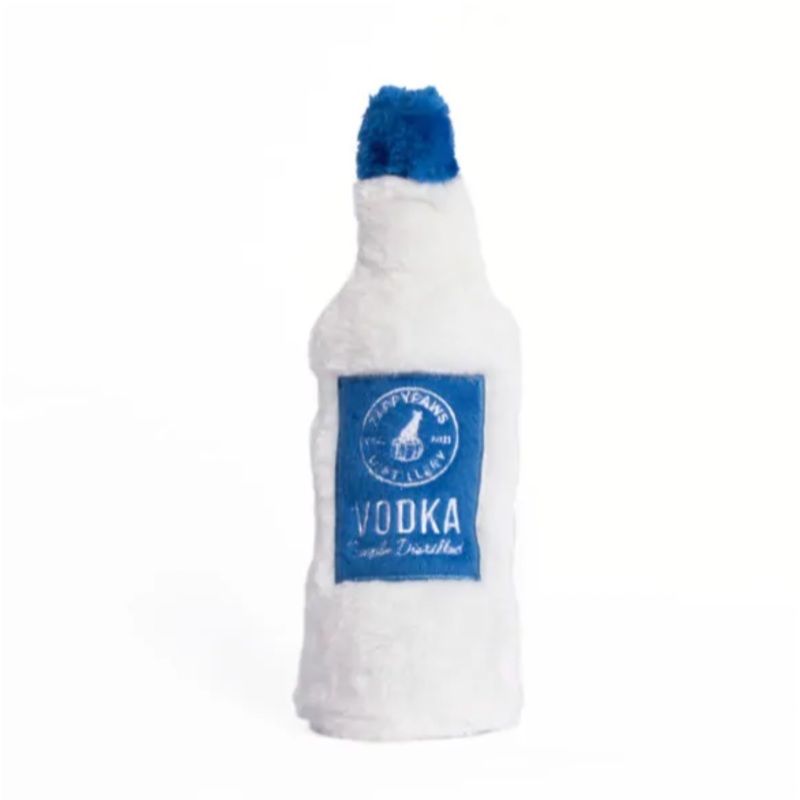 ZIPPY PAWS HAPPY HOUR CRUSHERZ DOG TOY - VODKA