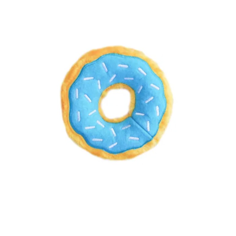 ZIPPY PAWS MINI DONUTZ DOG TOY - BLUEBERRY