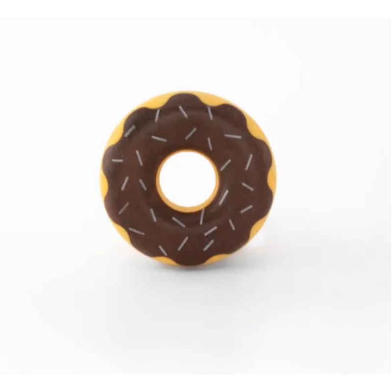 ZIPPY PAWS TUFF DOG TOY - CHOCOLATE DONUT