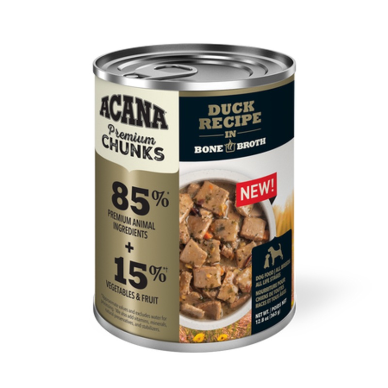 ACANA PREMIUM CHUNKS DUCK RECIPE IN BONE BROTH