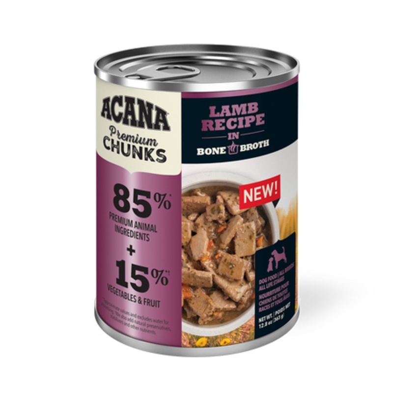 ACANA PREMIUM CHUNKS LAMB RECIPE IN BONE BROTH