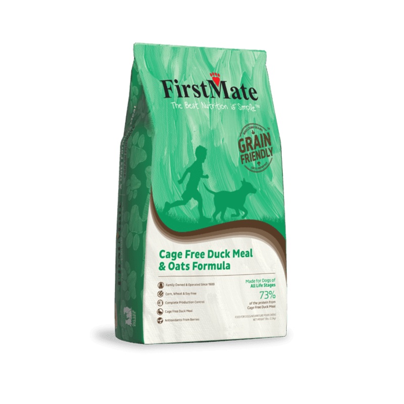 FIRSTMATE GRAIN FRIENDLY CAGE-FREE DUCK & OATS DRY DOG FOOD