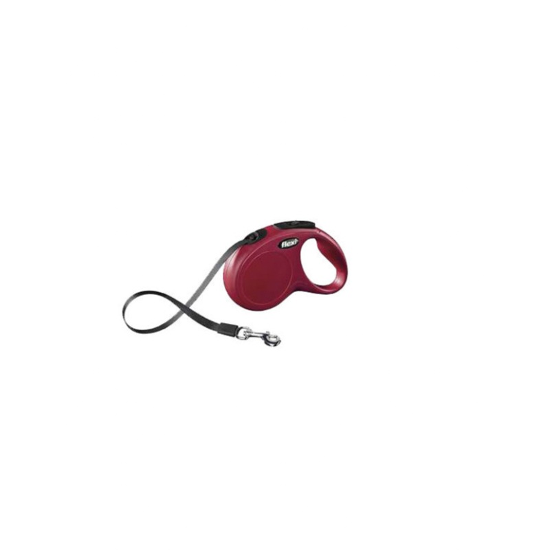 FLEXI CLASSIC TAPE DOG LEASH - RED