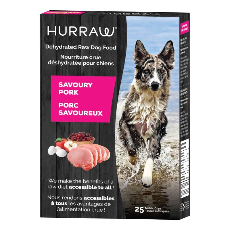 HURRAW PORK DEHYDRATED RAW DOG FOOD
