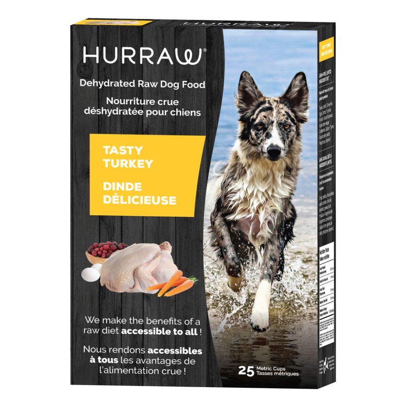 HURRAW TURKEY DEHYDRATED RAW DOG FOOD