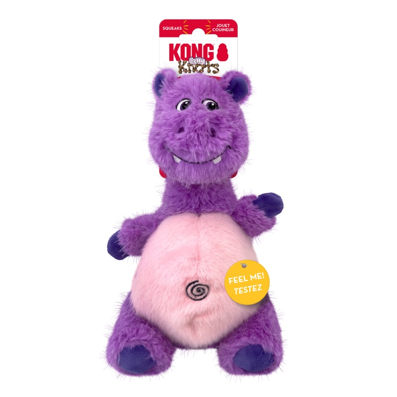 KONG KNOTS BELLY HIPPO MD/LG DOG TOY