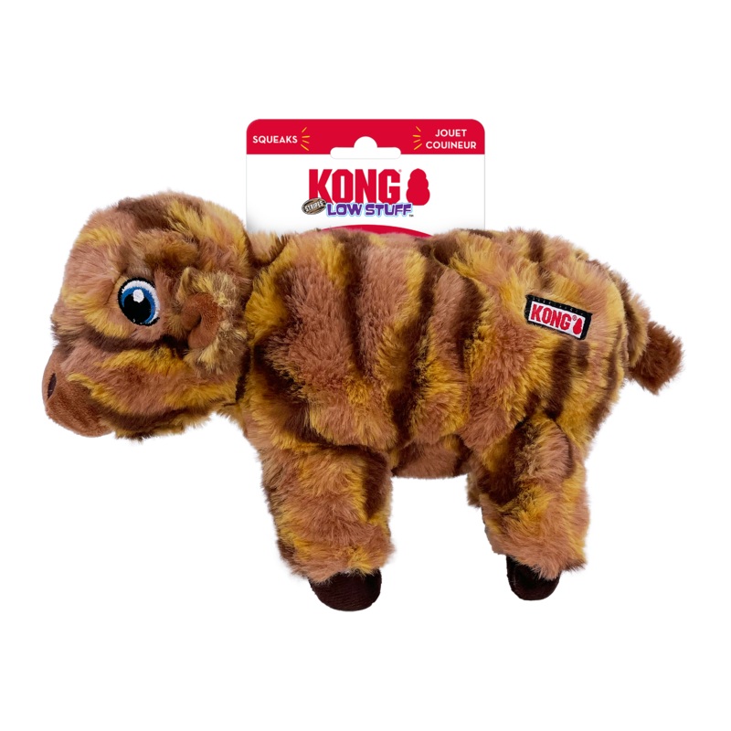 KONG LOW STRIPES COW MEDIUM DOG TOY