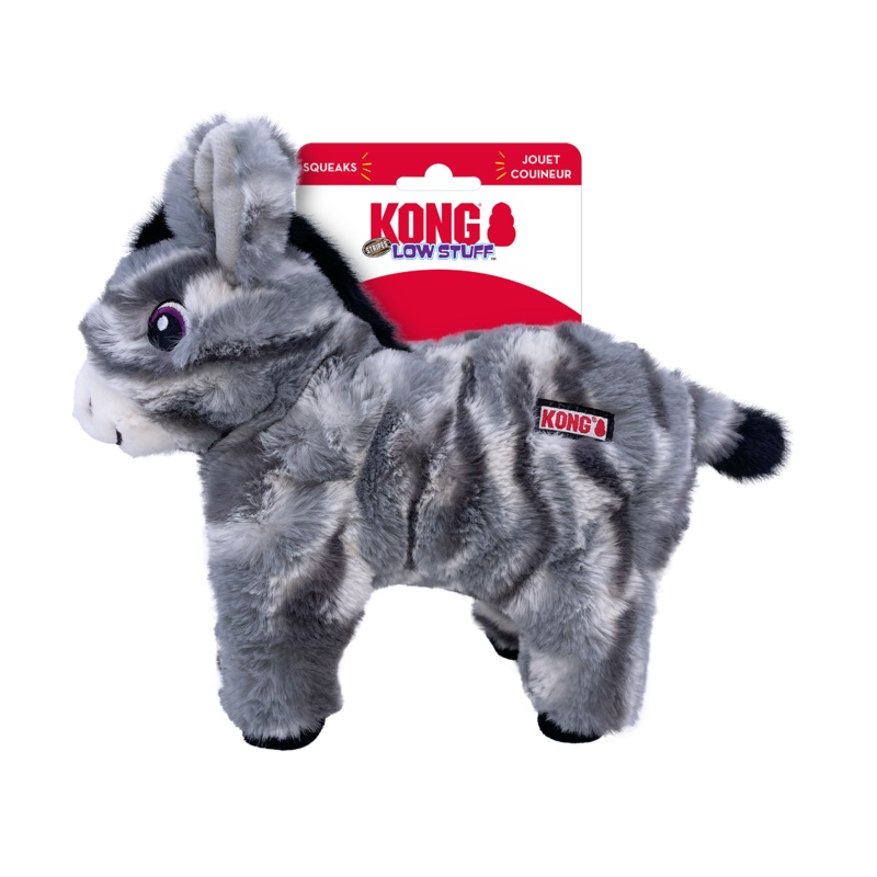 KONG LOW STRIPES DONKEY MEDIUM DOG TOY