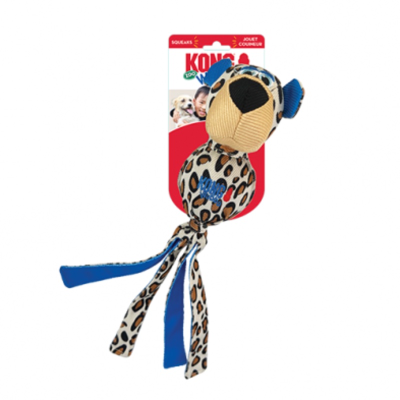 KONG WUBBA ZOO CHEETAH - LARGE DOG TOY