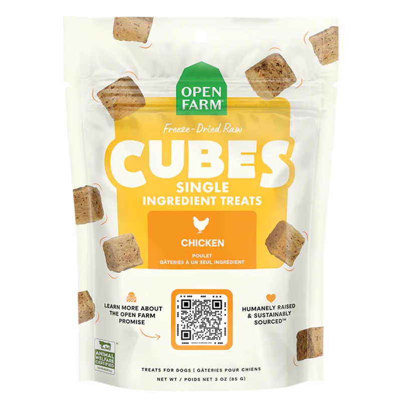 OPEN FARM FREEZE-DRIED RAW CHICKEN DOG TREATS