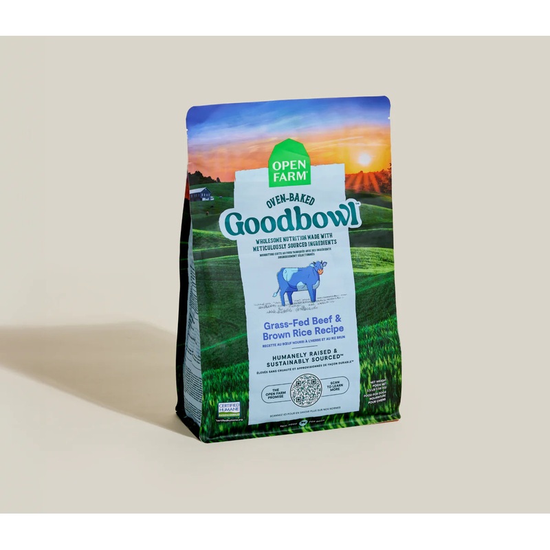 OPEN FARM Goodbowl Grass-Fed Beef & Brown Rice Dog Kibble