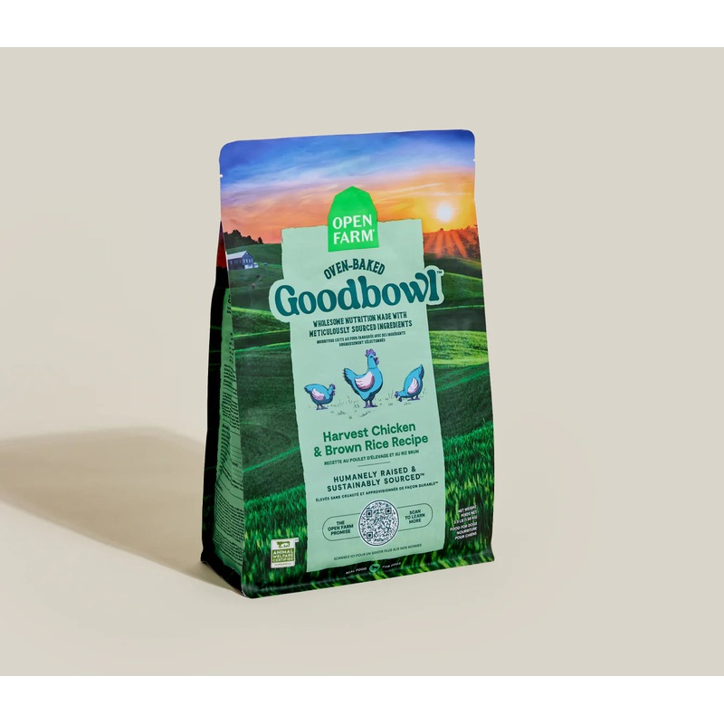 OPEN FARM Goodbowl Harvest Chicken & Brown Rice Dog Kibble