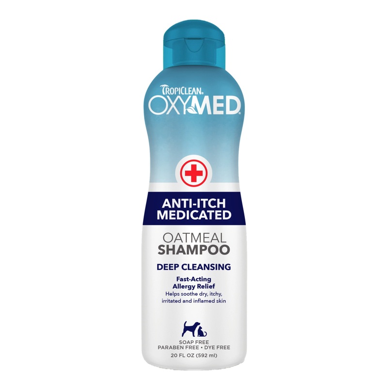 TROPICLEAN OXYMED ANTI-ITCH MEDICATED OATMEAL SHAMPOO
