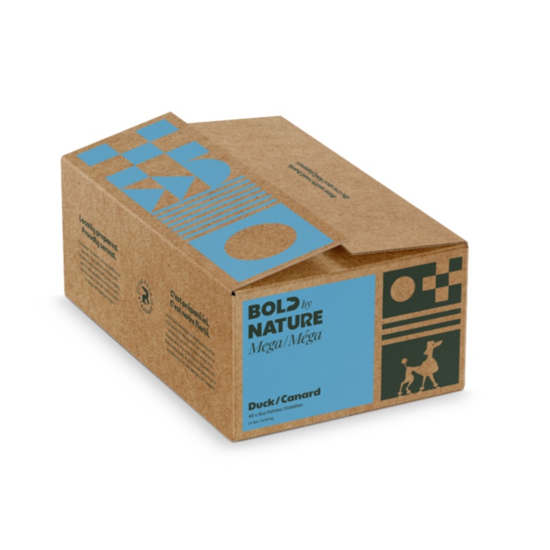 BOLD BY NATURE MEGA DOG RAW : MEGA DUCK BOX