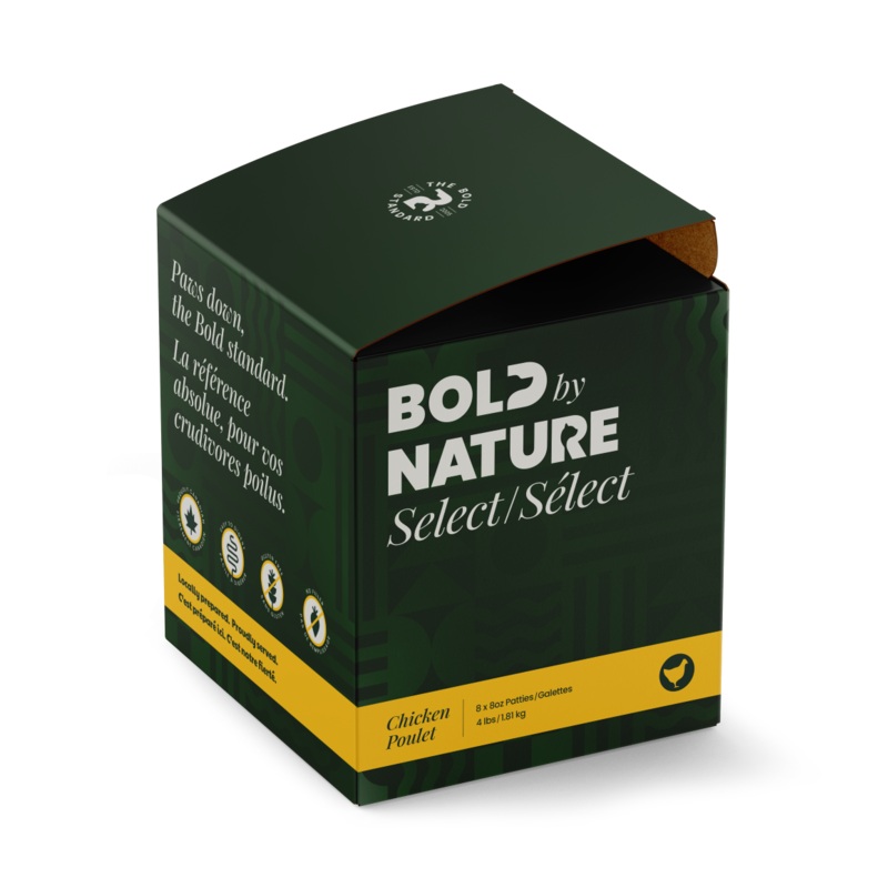 BOLD BY NATURE SELECT DOG RAW : CHICKEN BOX