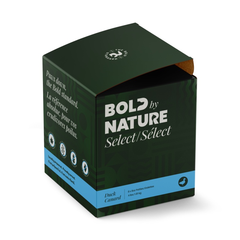 BOLD BY NATURE SELECT DOG RAW : DUCK BOX