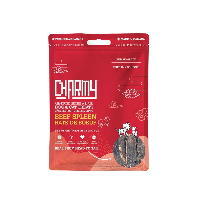 CHARMY BEEF SPLEEN DOG & CAT TREATS