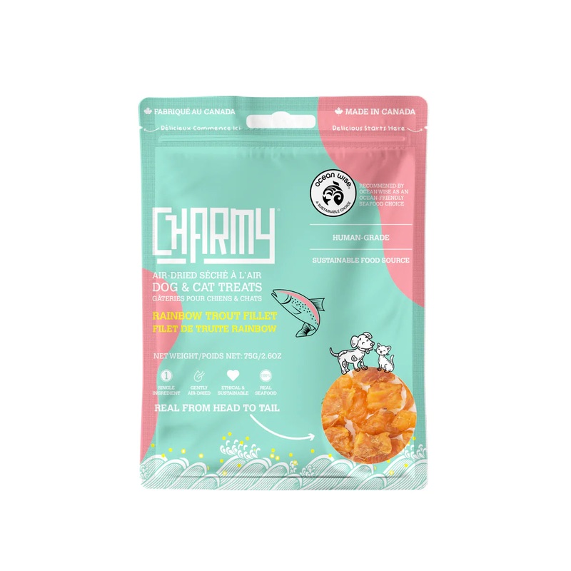CHARMY RAINBOW TROUT DOG & CAT TREATS