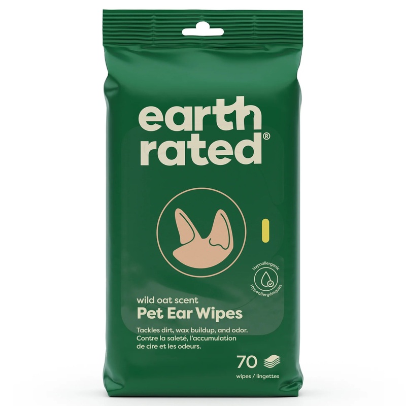EARTHRATED GROOMING WIPES - EAR WIPES