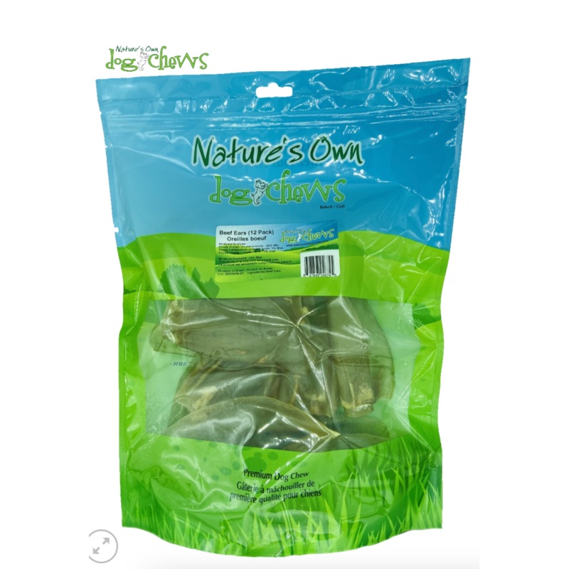 NATURE'S OWN COW EARS - 12 PACK