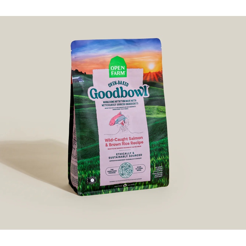 OPEN FARM Goodbowl Wild-Caught Salmon & Brown Rice Dog Kibble