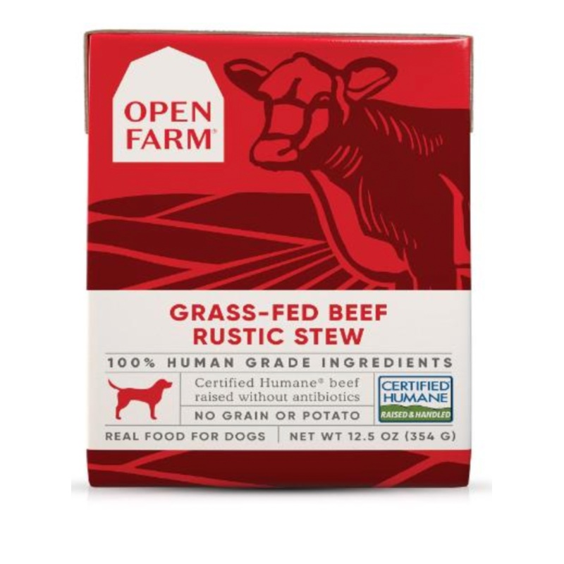 OPEN FARM GRASS-FED BEEF RUSTIC STEW DOG FOOD