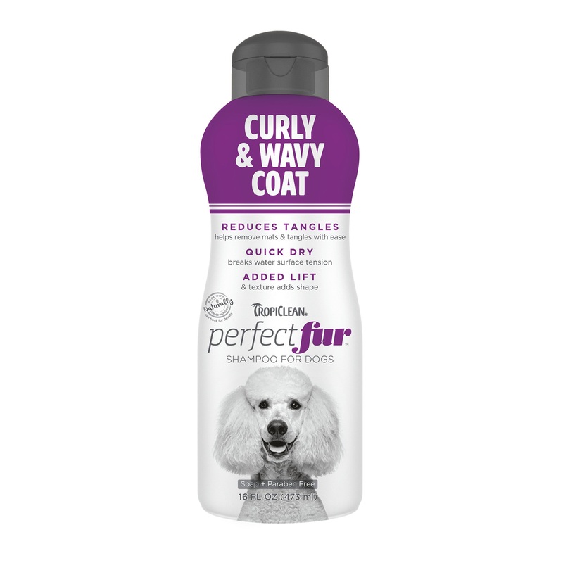 TROPICLEAN CURLY AND WAVY COAT PREFECT FUR SHAMPOO