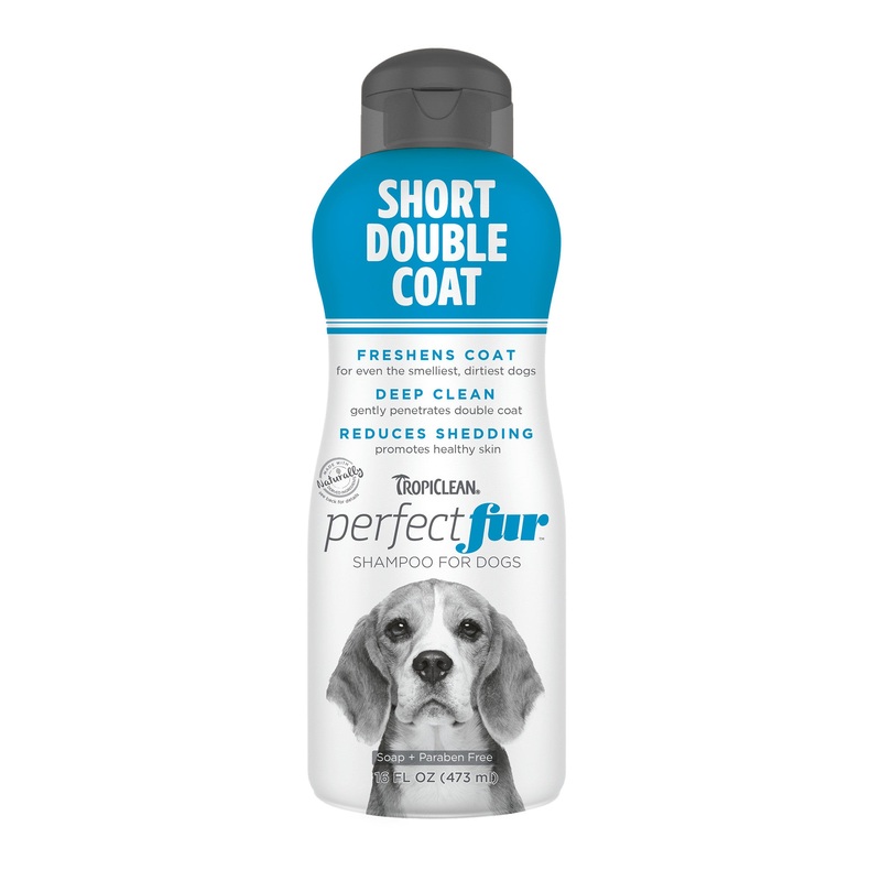 TROPICLEAN SHORT DOUBLE COAT PREFECT FUR SHAMPOO
