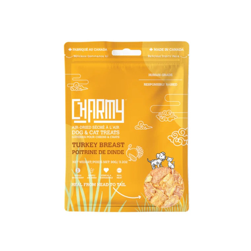 CHARMY TURKEY BREAST DOG & CAT TREATS