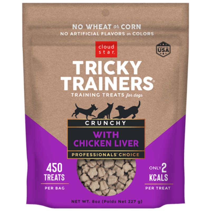 CLOUD STAR TRICKY TRAINERS CRUNCHY WITH CHICKEN LIVER