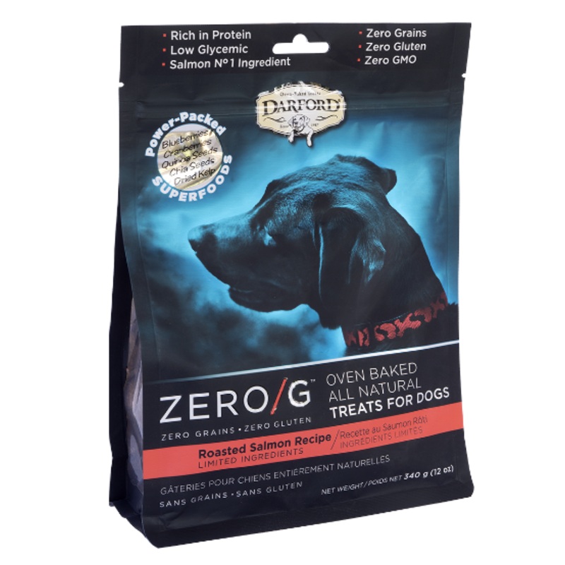 DARFORD ZERO/G ROASTED MINI SALMON DOG TREATS
