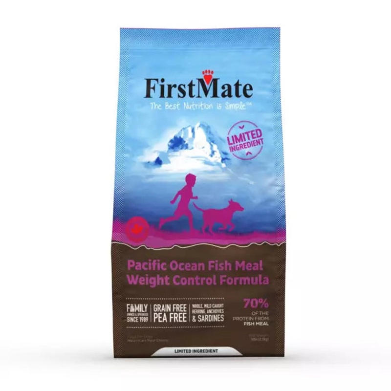 FIRSTMATE GRAIN FREE LIMITED INGREDITENT PACIFIC OCEAN FISH SENIOR & WEIGHT CONTROL DRY DOG FOOD