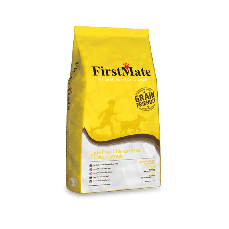 FIRSTMATE GRAIN FRIENDLY CAGE-FREE CHICKEN & OATS DRY DOG FOOD