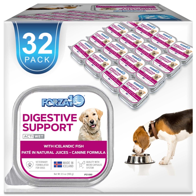 FORZA10 NUTRACEUTIC ACTIWET DIGESTIVE SUPPORT ICELANDIC FISH RECIPE CANNED DOG FOOD