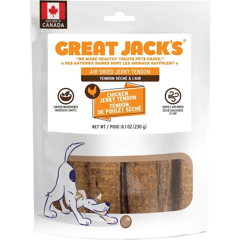 GREAT JACK'S AIR DRIED CHICKEN JERKY DOG TREATS