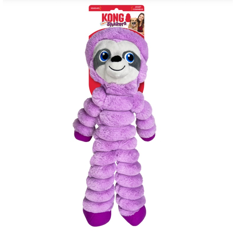 KONG SHAKERS DOG TOY - CRUMPLES SLOTH